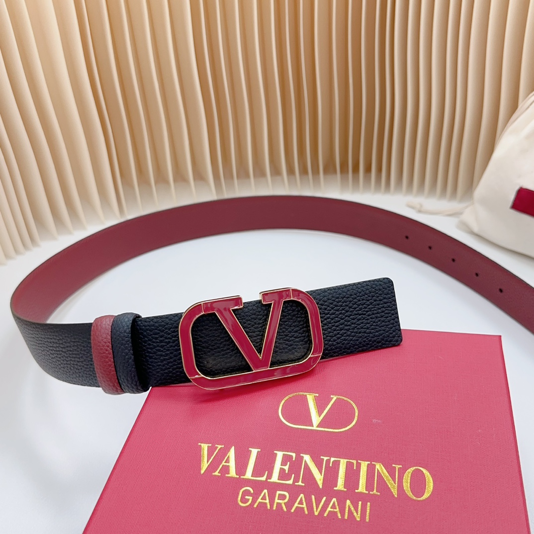 Valentino Leather Belts 1:1 Mirror Version