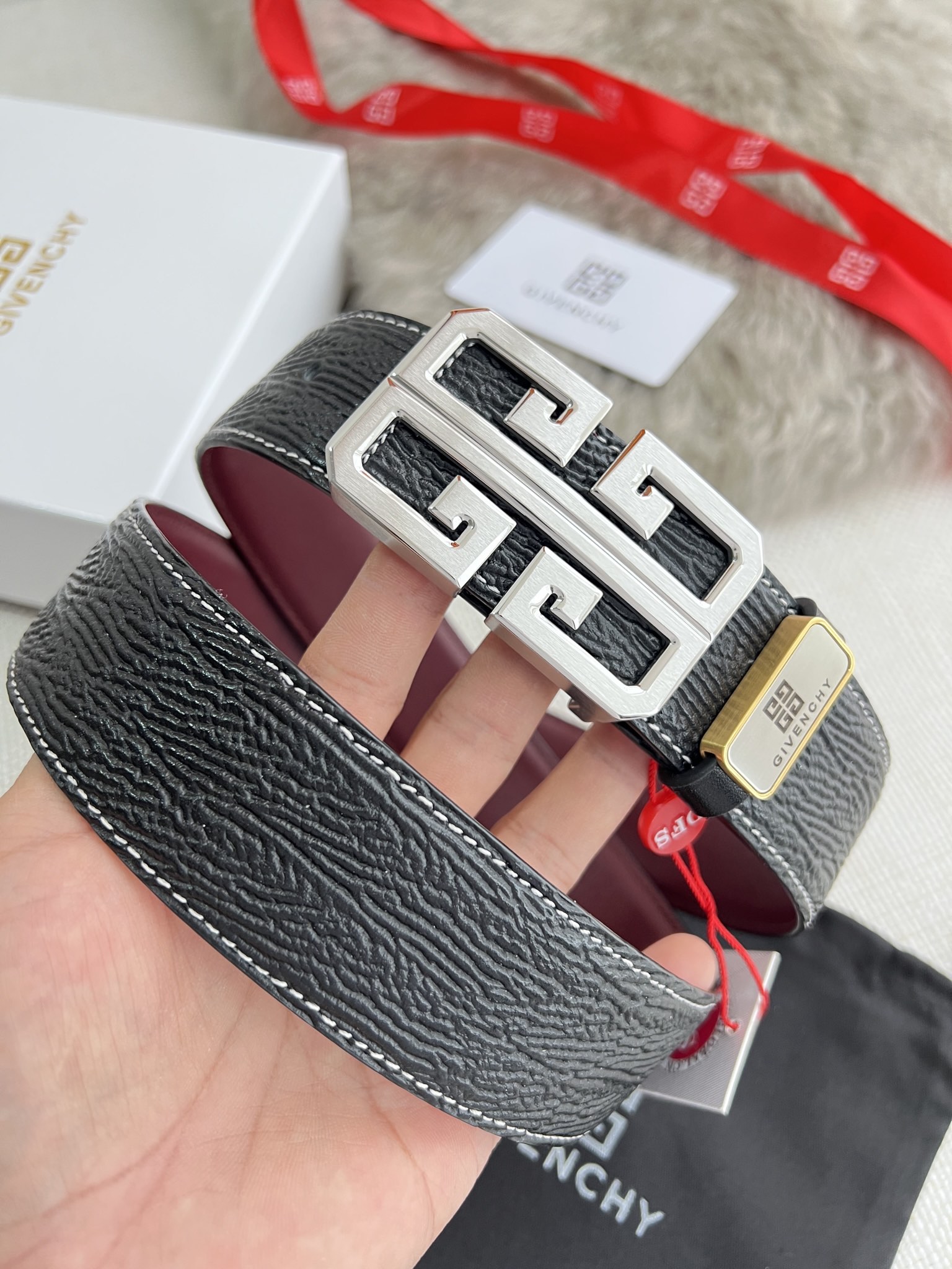 Givenchy Leather Belts 1:1 Mirror Version