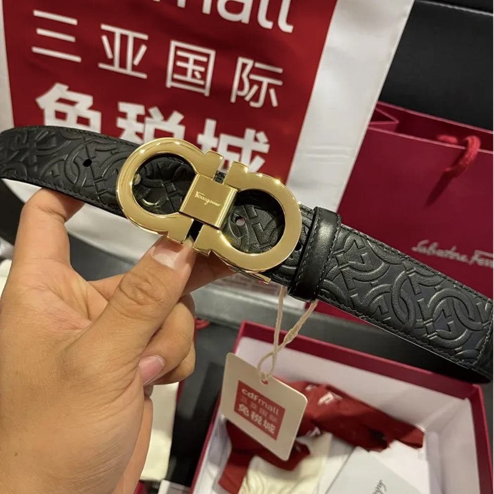 FERRAGAMO Belt 002 22PJ081 3.5cm