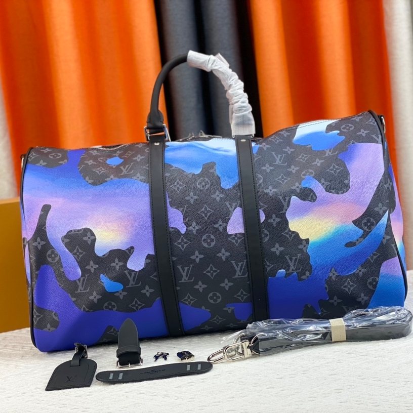 Louis Vuitton Keepall Bandouli猫re 55 travel bag