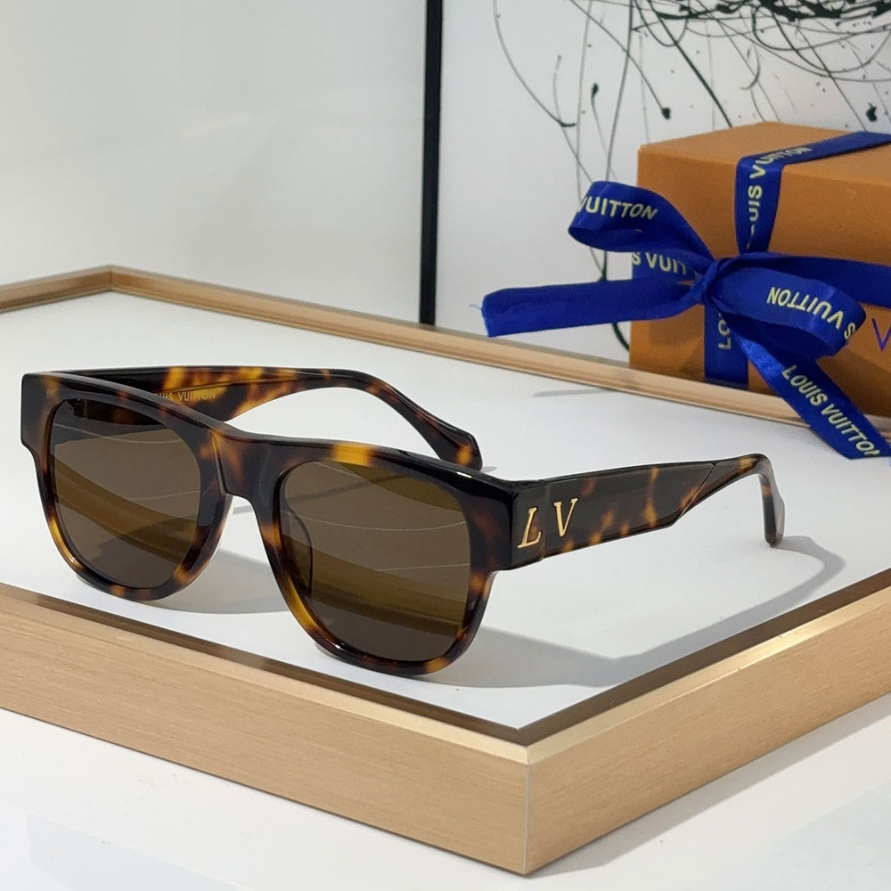 Louis Vuitton LV Mirror Leg Logo identification sunglasses Top quality 锛�Replica锛�