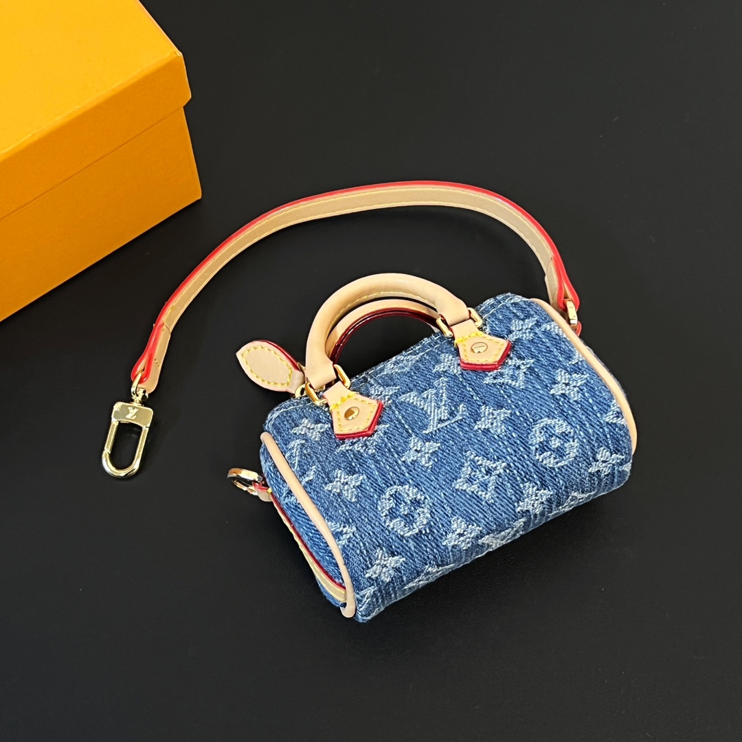 Louis Vuitton Micro Bag Leather Keychain Pendant Accessories