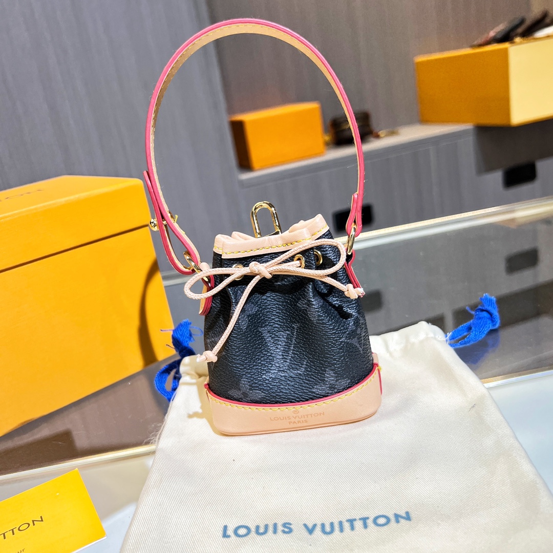 Louis Vuitton Micro Bag Leather Keychain Pendant Accessories