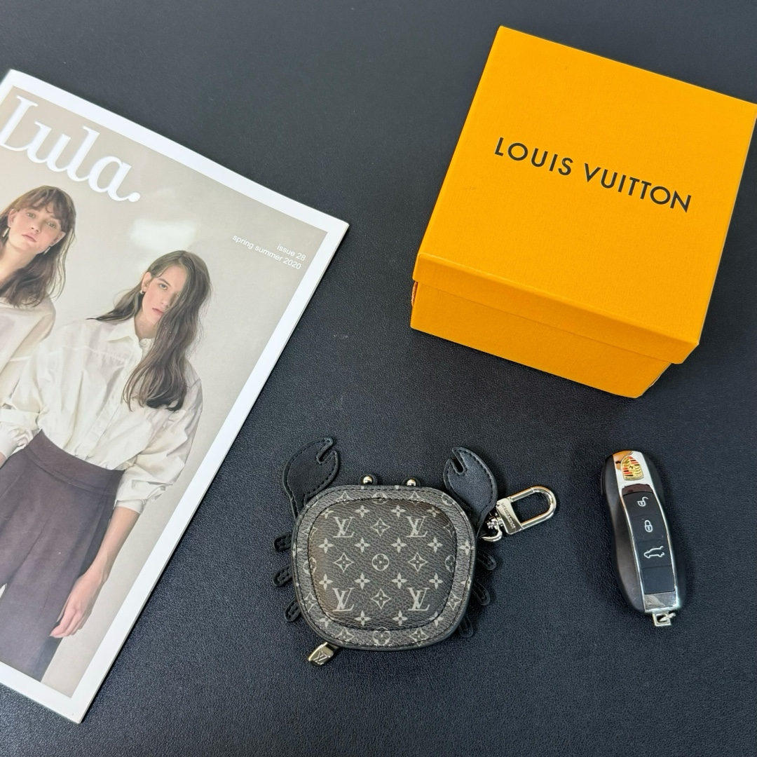 Louis Vuitton Micro Bag Leather Keychain Pendant Accessories