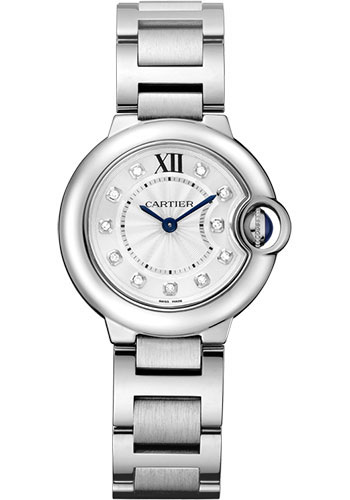 Cartier Ballon Bleu Stainless Steel & Diamonds Lady��s Watch, WE902073